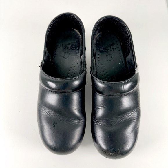 Dansko‎ Black Leather Professional Clogs Slip On Shoes Womens Size 38 - Picture 13 of 13